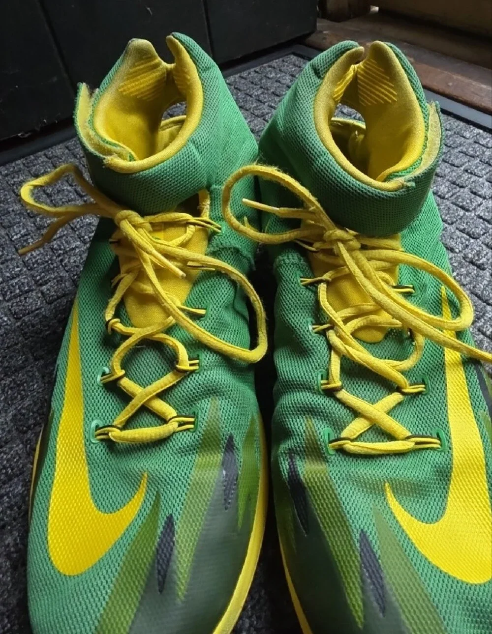 Nike green mesh